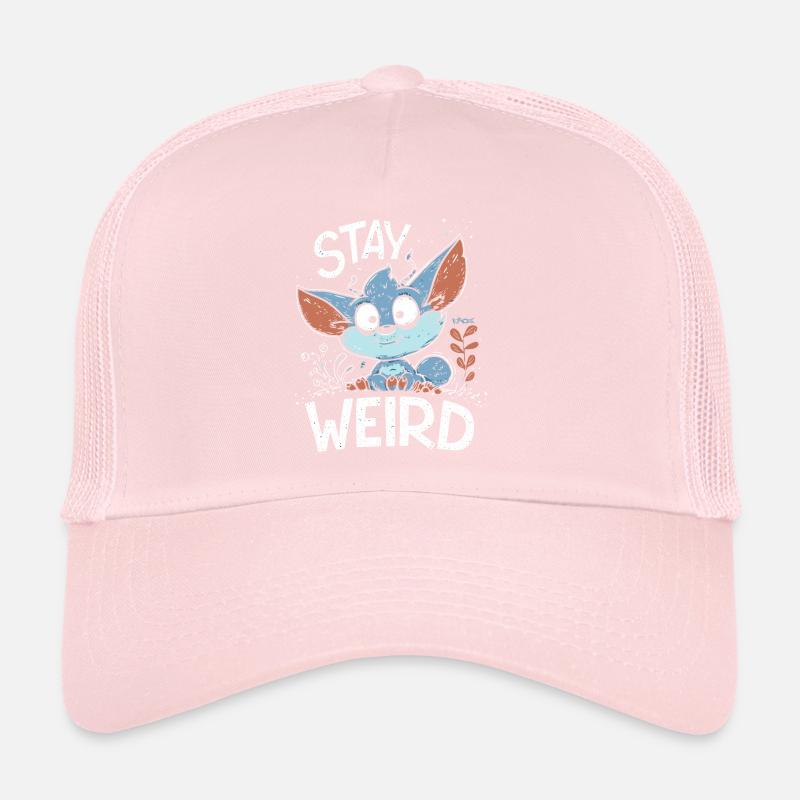 Petit lutin mignon : restez bizarre Casquette trucker 