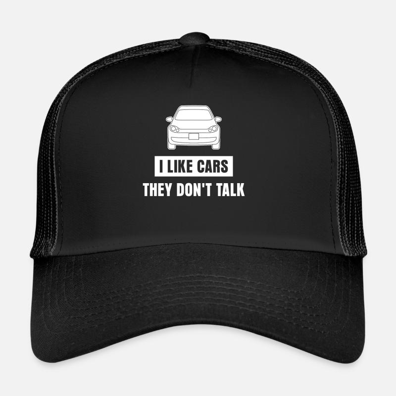 Moniteur d’auto-école Professeur d’auto-école - Casquette trucker  - noir/noir