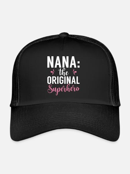 Cadeaux Nana - Casquette trucker  - noir/noir - Devant