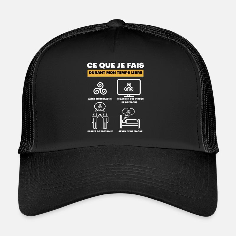 Brittany Triskele in free time - Trucker Cap - black/black