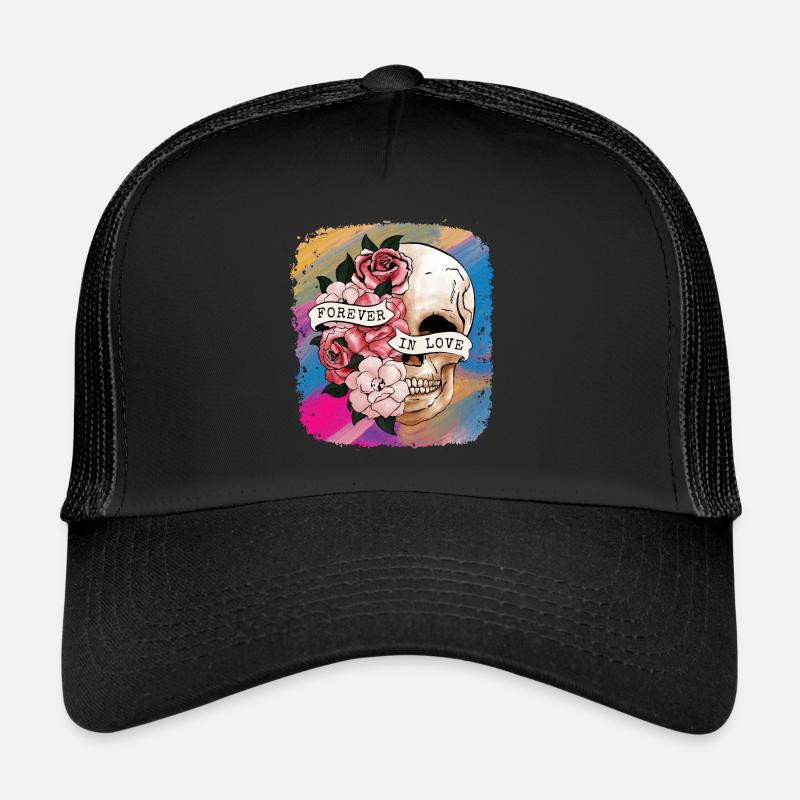 Saint-Valentin Amour pour toujours Casquette trucker 
