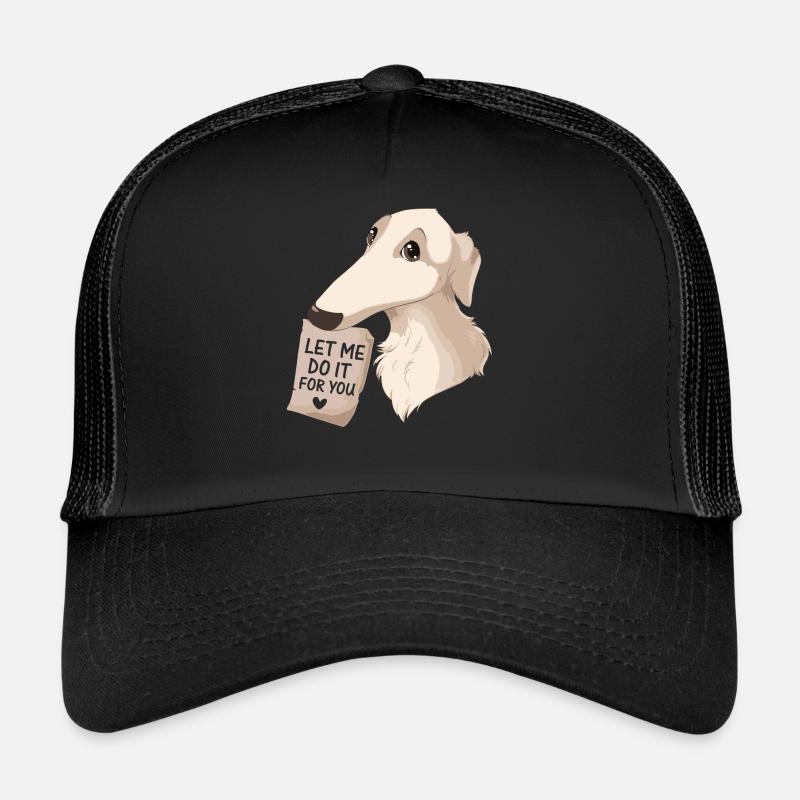 Chien barzoï Meme Casquette trucker 