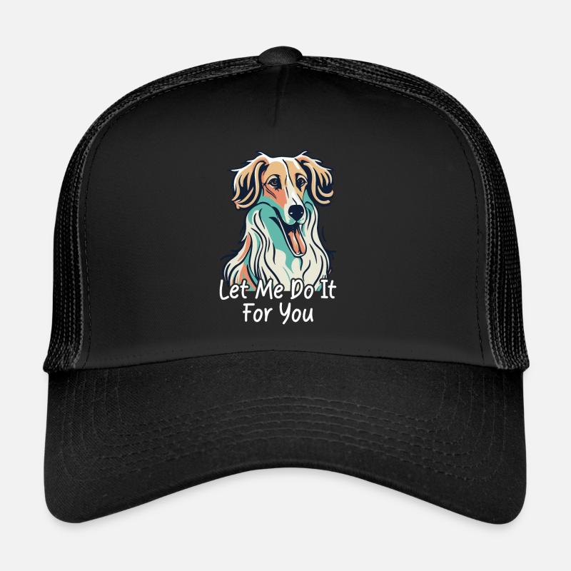 Chien barzoï Meme Casquette trucker 