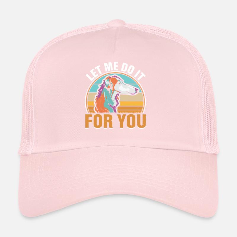 Chien barzoï rétro Meme Casquette trucker 