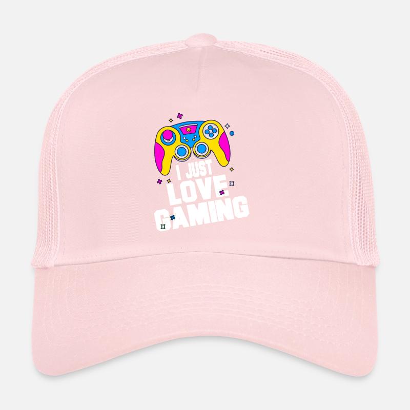 Leidenschaft fürs Gaming – Bunter Controller Desig Trucker Cap