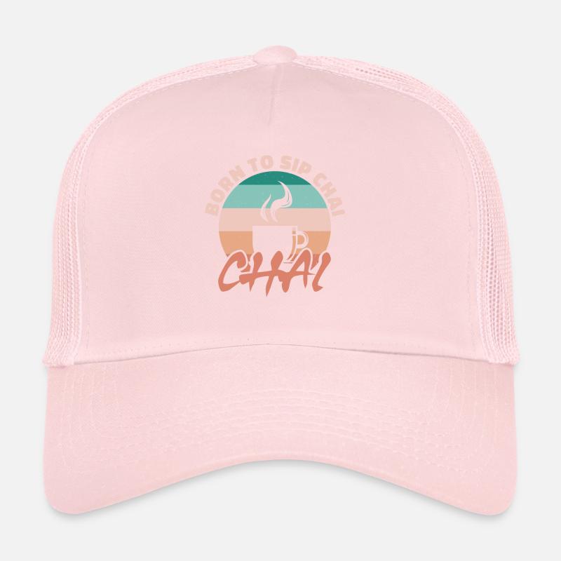 Né pour siroter du chaï Casquette trucker 