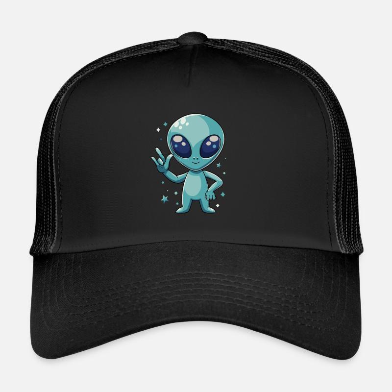 ILY Cat ASL Geste de la main Perte auditive sourde Casquette trucker 