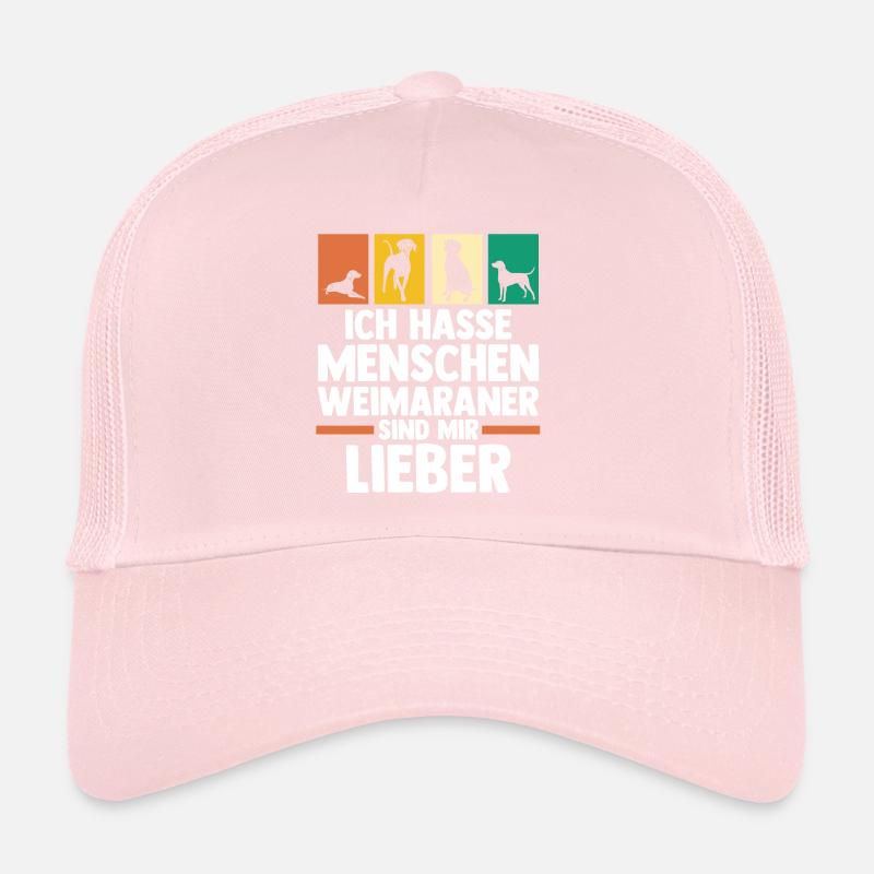 Hund Weimaraner Trucker Cap