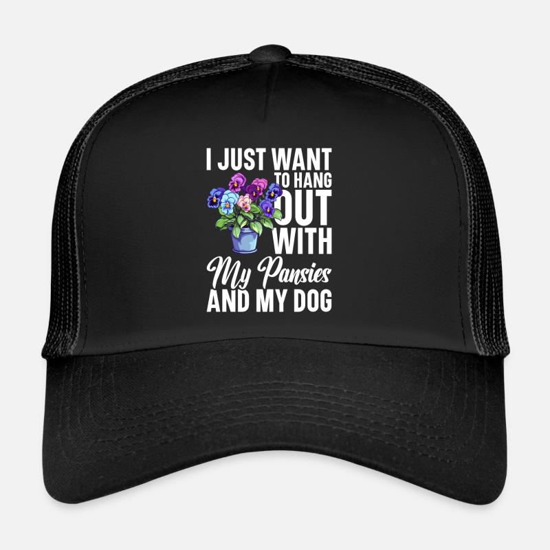 Graines de fleurs de pensée Pensées Outils de jardinage vivants Casquette trucker 