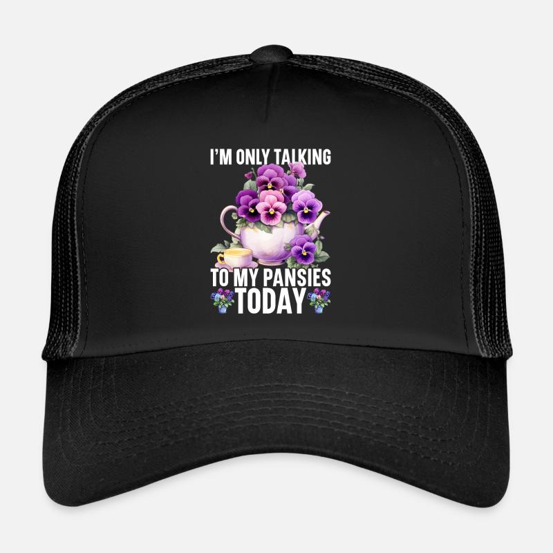 Graines de pensée pour planter des graines de fleurs de pensée Casquette trucker 