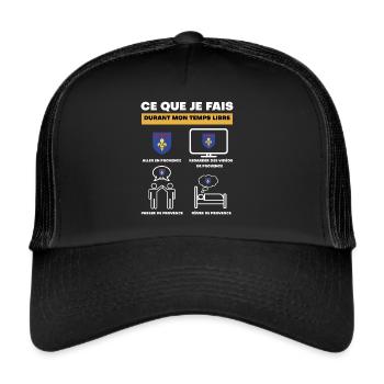 Provence in free time - Trucker Cap - black/black - Front