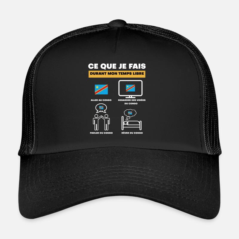 Congo Kinshasa in free time Trucker Cap