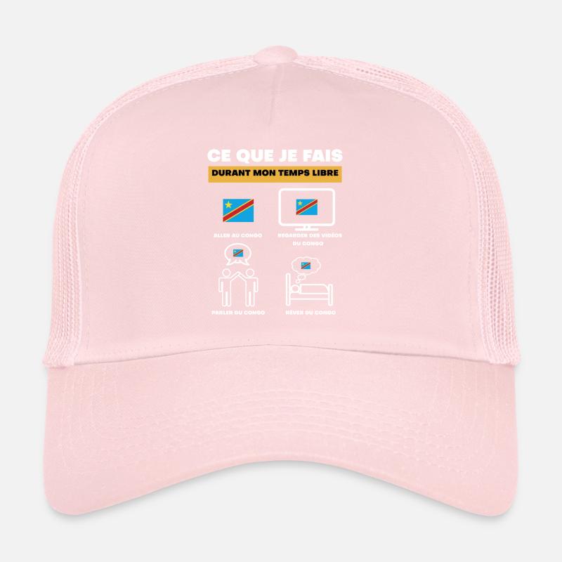 Kongo Kinshasa in der Freizeit Trucker Cap