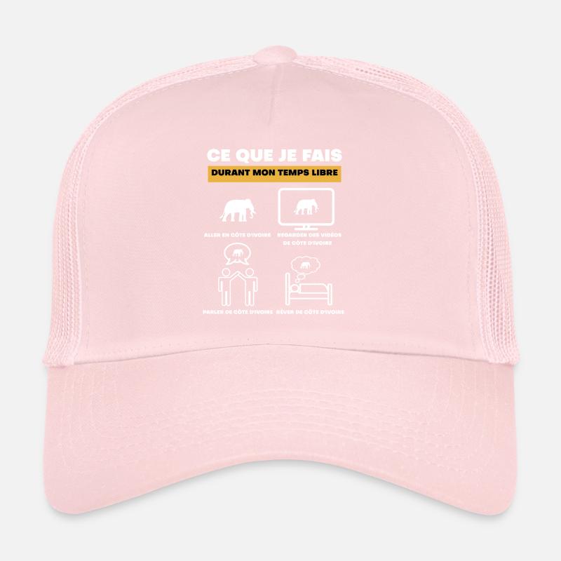 côte d'ivoire éléphant durant temps libre Casquette trucker 