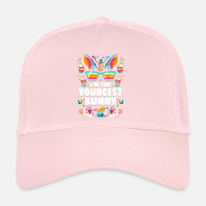 Je suis le plus jeune lapin Casquette trucker 