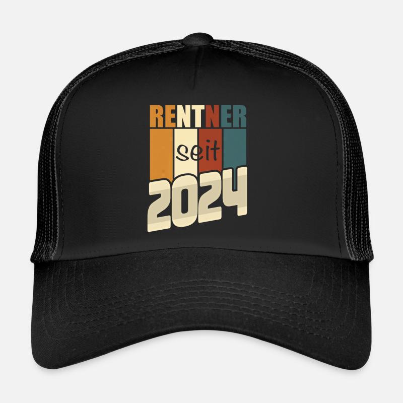 Rente Geschenk 2024 Rentner Ruhestand Spruch Trucker Cap