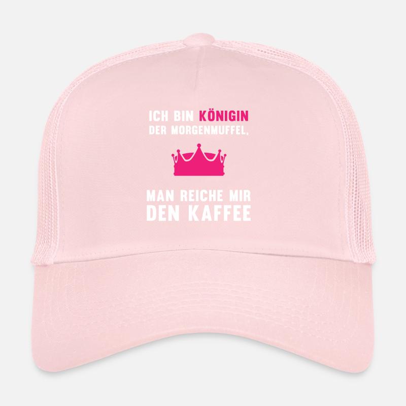Kaffee-Königin Morgenmuffel Geschenk Trucker Cap