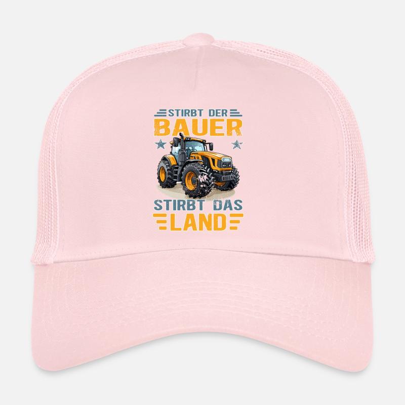 Stirbt Der Bauer - Stirbt Das Land - Traktor Demo Trucker Cap