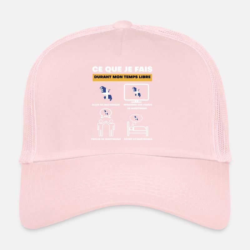 Martinique Drapeau in free time Trucker Cap