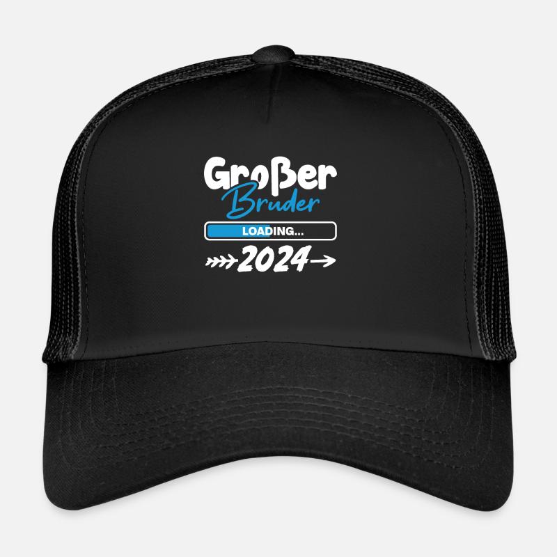 Großer Bruder Loading 2024 - Trucker Cap - Schwarz/Schwarz