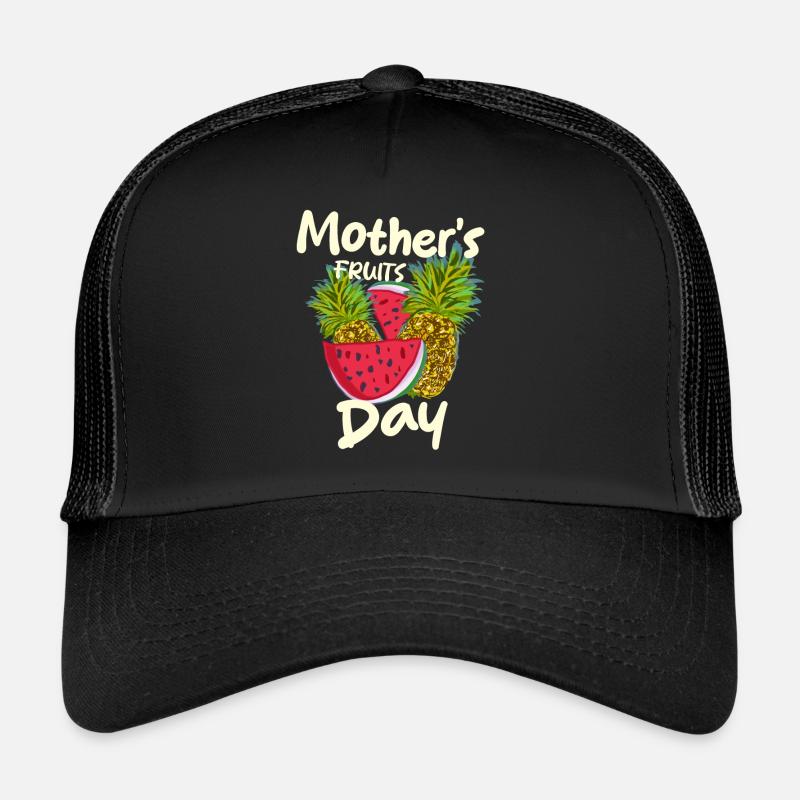 Fête des mères à l’ananas et à la pastèque Casquette trucker 