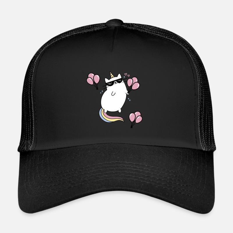 Katze Einhorn Geburtstagsgeschenk Geburtstag Kind Trucker Cap