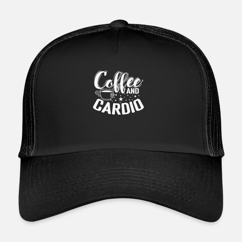 Café et Cardio Caféine Café Casquette trucker 
