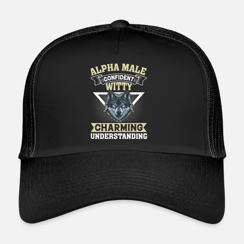 Männer Wolf Trucker Cap