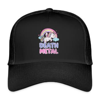 Death metal - Trucker Cap - black/black - Front
