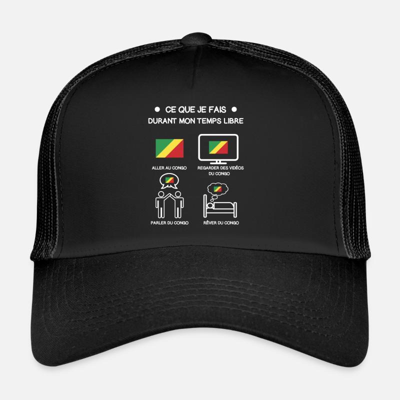 geschenk kongo Brazzaville kostenlose Zeitreise Trucker Cap