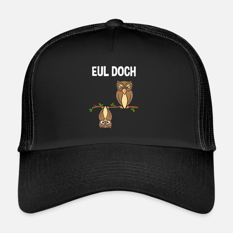 Eul Doch - Trucker Cap - Schwarz/Schwarz