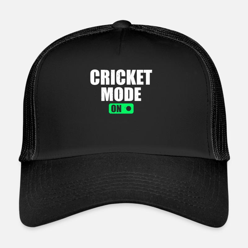 Mode Cricket activé - Joueur de cricket Cricket Cricket Casquette trucker 