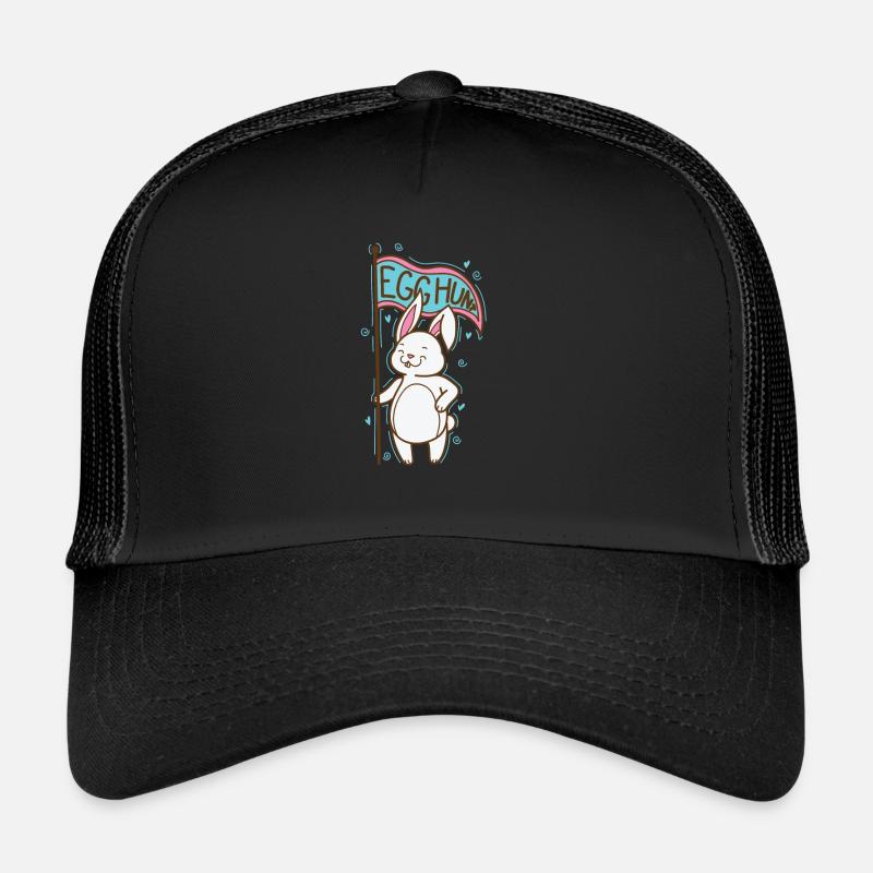 Egg Hunt Easter Easter Eggs Trucker Cap