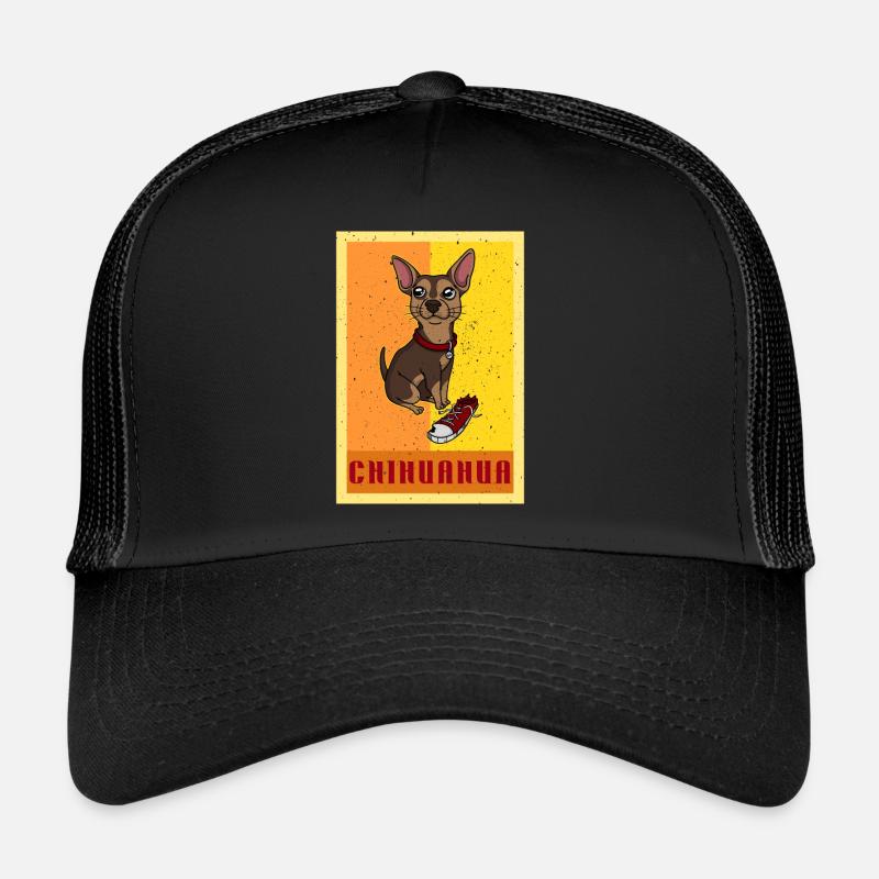 Sneaker Chihuahua Retro Dog Trucker Cap
