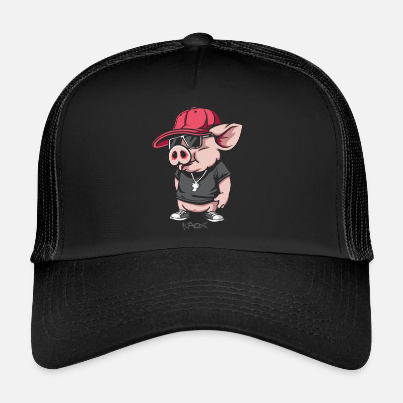 Hip-Hop, Graffiti, Breakdance, Culture, Cochon Casquette trucker 