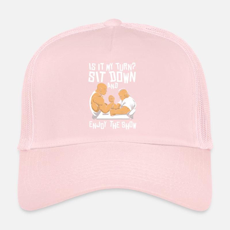 Asseyez-vous et profitez du bras d’entraînement d’exercice de spectacle Casquette trucker 
