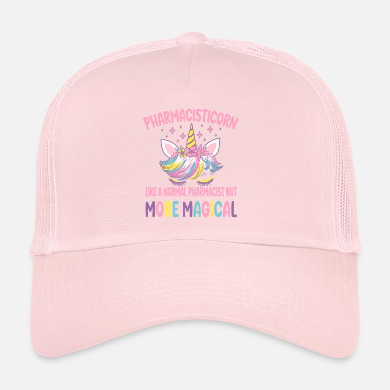 Pharmacisticorn like a normal Pharmacist gifts Trucker Cap