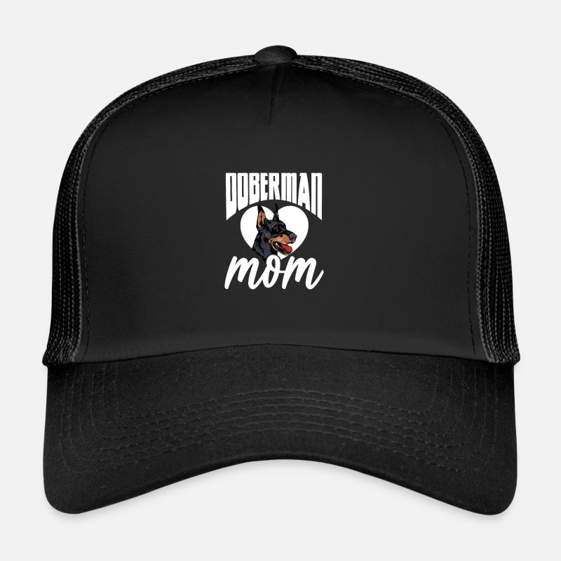 Doberman chien chiens cadeau pour animaux de compagnie Casquette trucker 