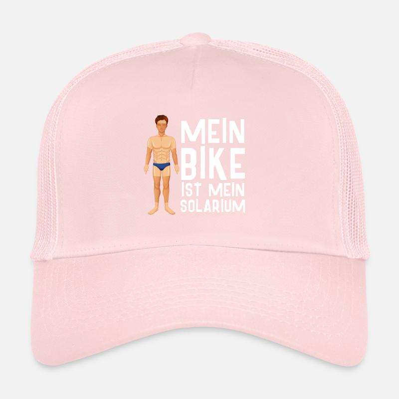 Mon vélo est mon solarium Cycliste Casquette trucker 