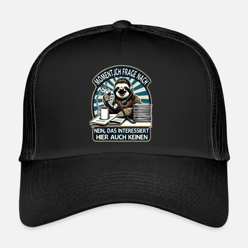 Attendez une minute, je demande non, ça m’intéresse Casquette trucker 