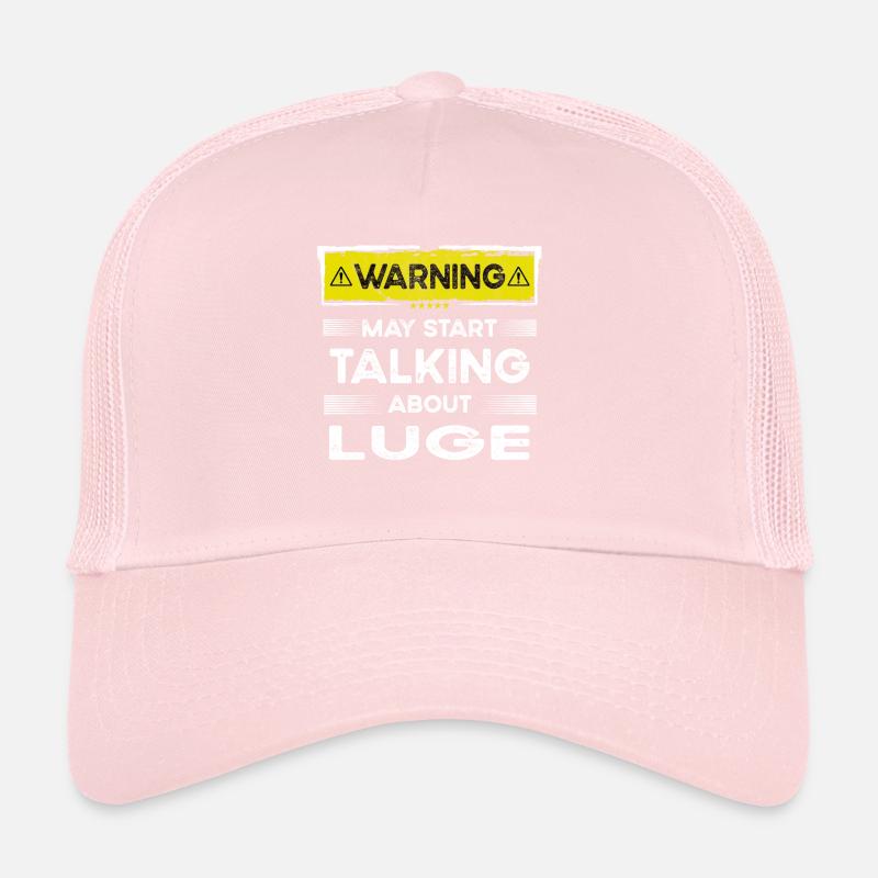 Talking about Luge funny Trucker Cap