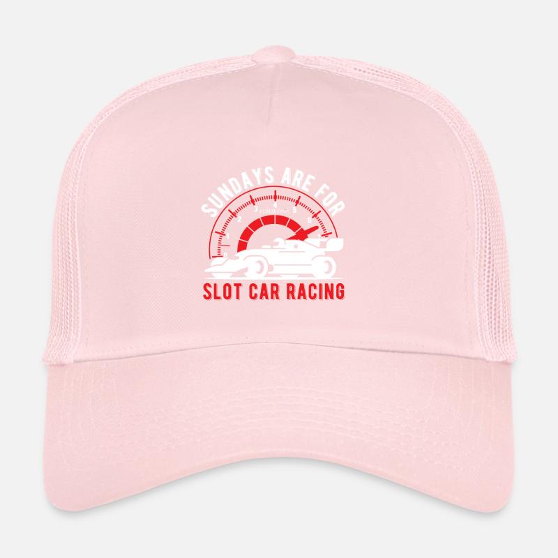 Les dimanches sont pour les voitures de course de voitures de course de machines à sous Casquette trucker 