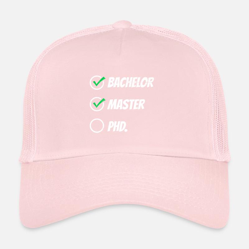 Bachelor Master PHD. Master's degree passed Trucker Cap