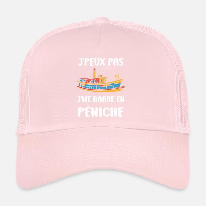Bateau humour péniche Casquette trucker 