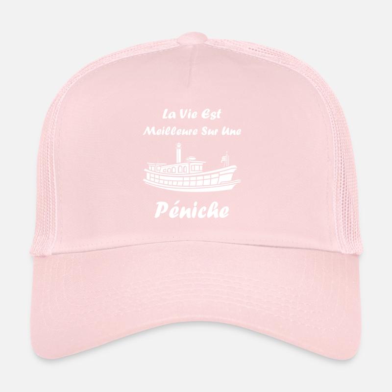 Bateau humour péniche Casquette trucker 