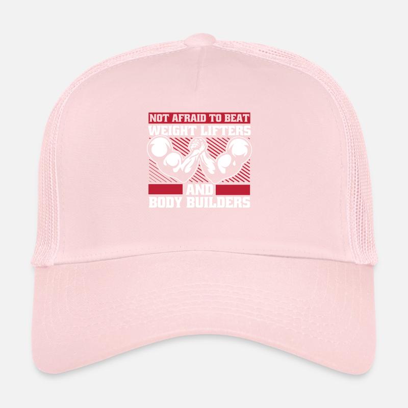Pas peur de battre le bras d’exercice des haltérophiles Casquette trucker 
