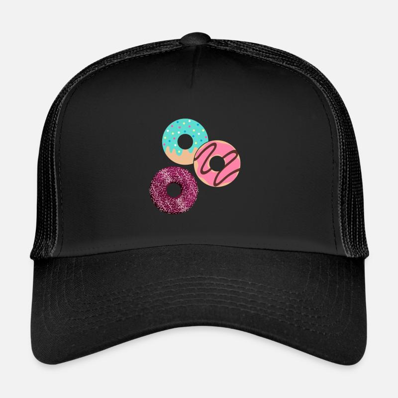 Donut sur le thème Donut pulvérisé drôle mignon Casquette trucker 