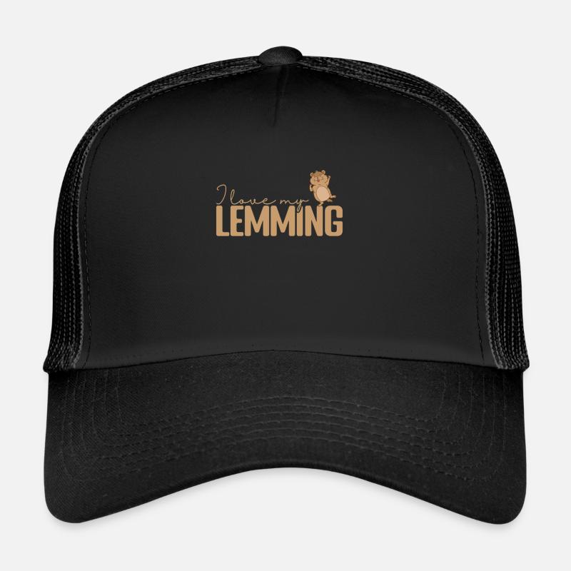 J’adore mon rongeur Lemming Casquette trucker 