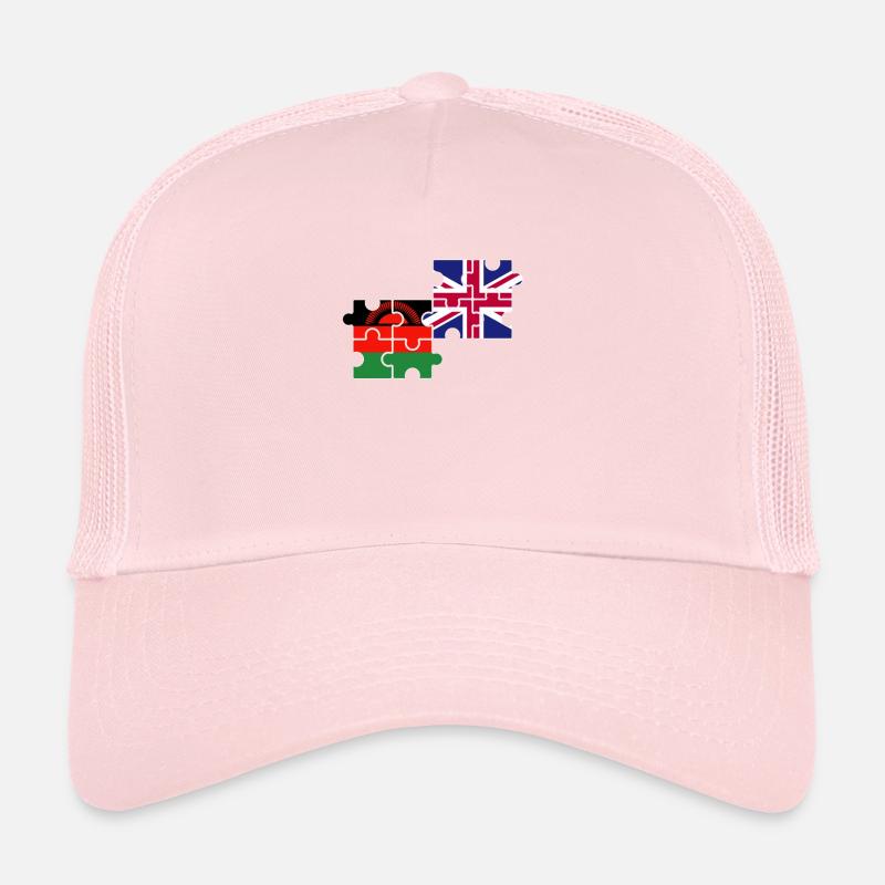 Malawi Drapeau du Royaume-Uni Malawi britannique Casquette trucker 