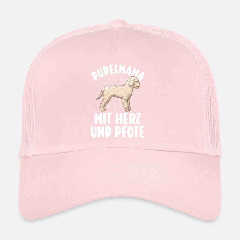 Caniche chien Casquette trucker 